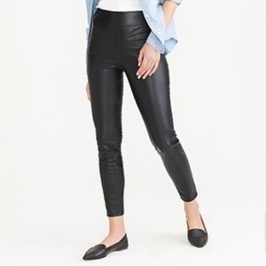 J. Crew | Faux Leather Pull On Leggings 🖤